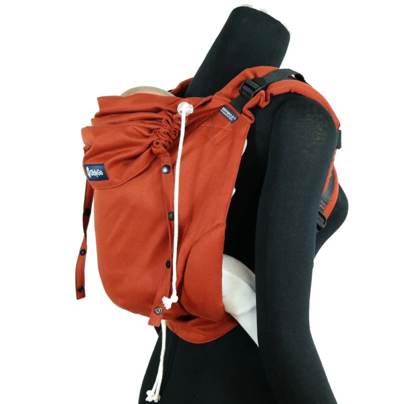 抱っこ紐にも使える便利なおんぶ紐｜ディディゴー ラスティレッド