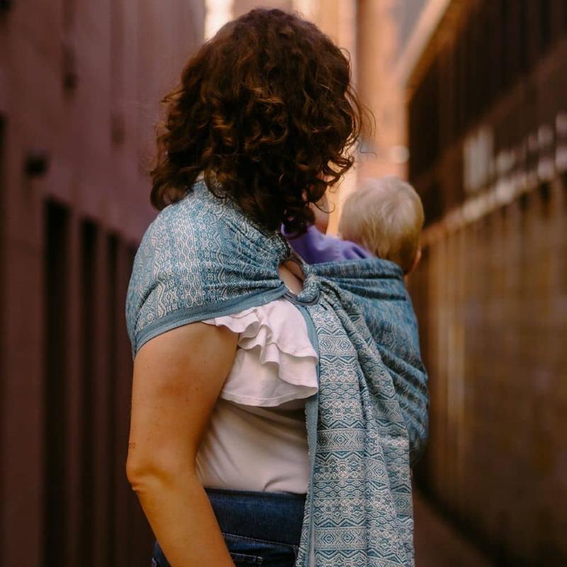 DIDYMOS スリング アダ・ペトロール 箱 説明書あり 新生児から成長に合わせて使えるスリング｜ディディモス アダ・ペトロール