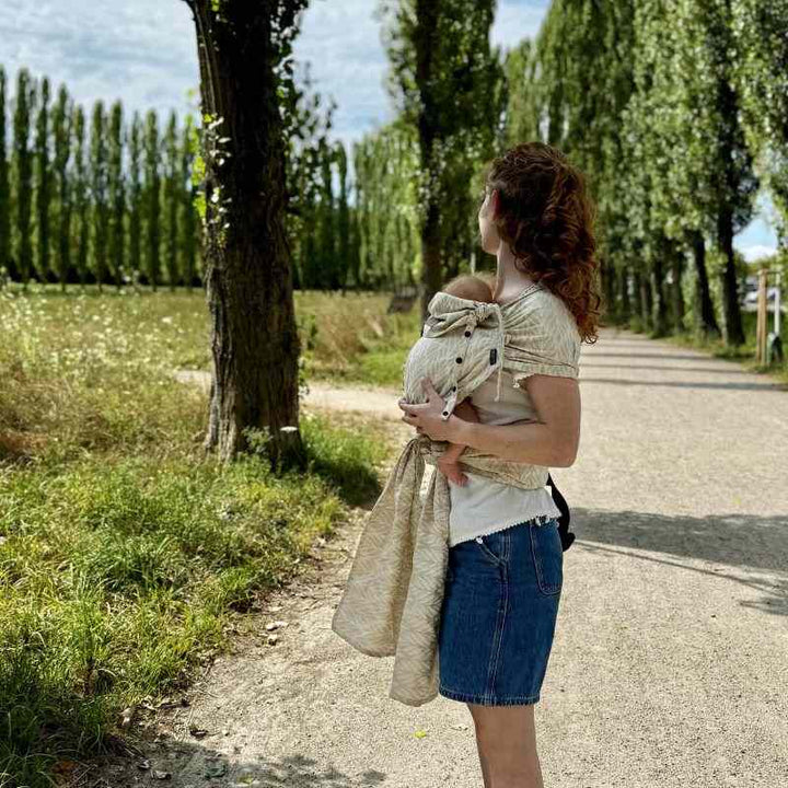 夏用抱っこ紐 リネン素材 究極な体重分散性 ディディクリック4u