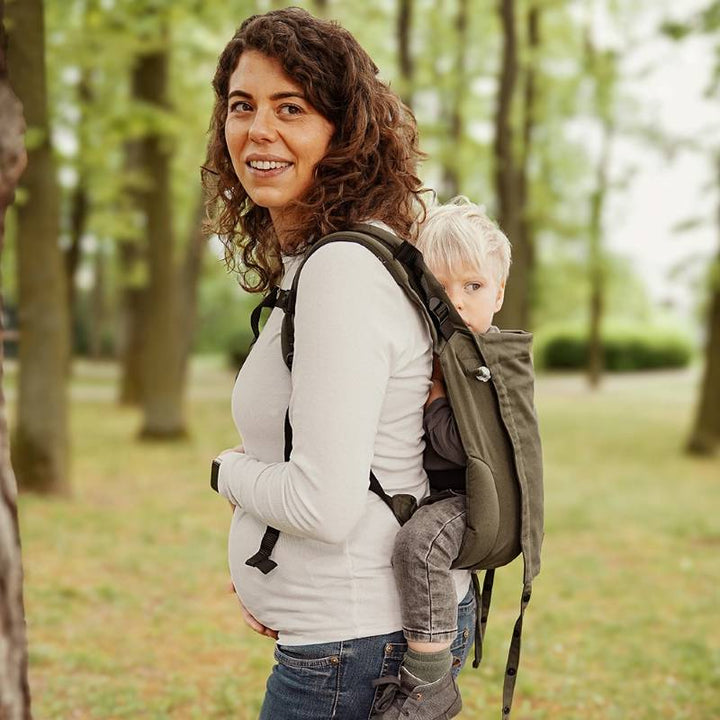 【試し使用のみ】DIDYMOS DidyGo おんぶ紐 オリーブ パパとママで共有しやすいおんぶ紐｜腰ベルトなしのオリーブ｜ディディ