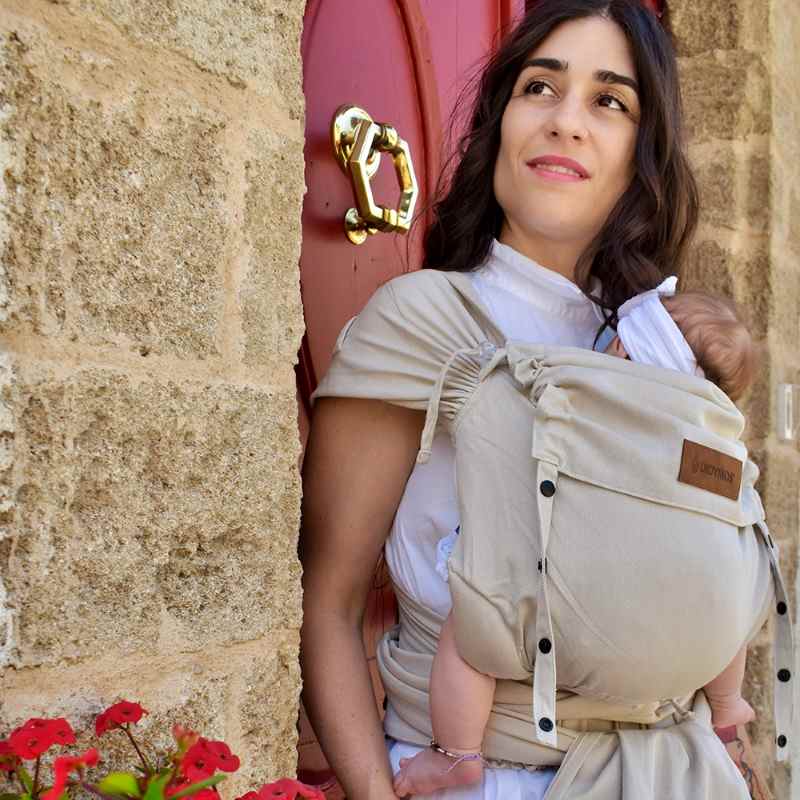 ディディモス ディディクリック4u サンド 抱っこ紐　DIDYMOS 天然素材のベビーキャリア 究極な体重分散性 新生児OK ディディ