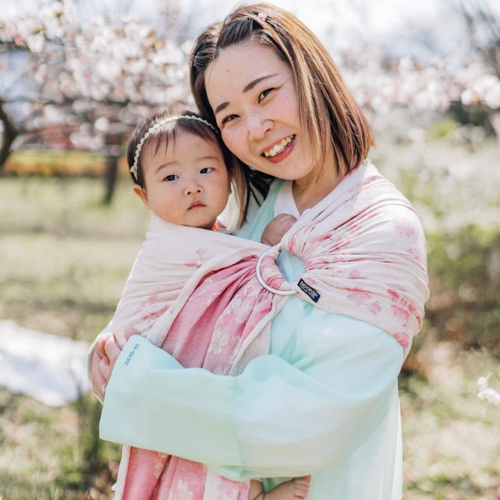 新生児から3才以上にも使えるスリング｜ディディモス 花月