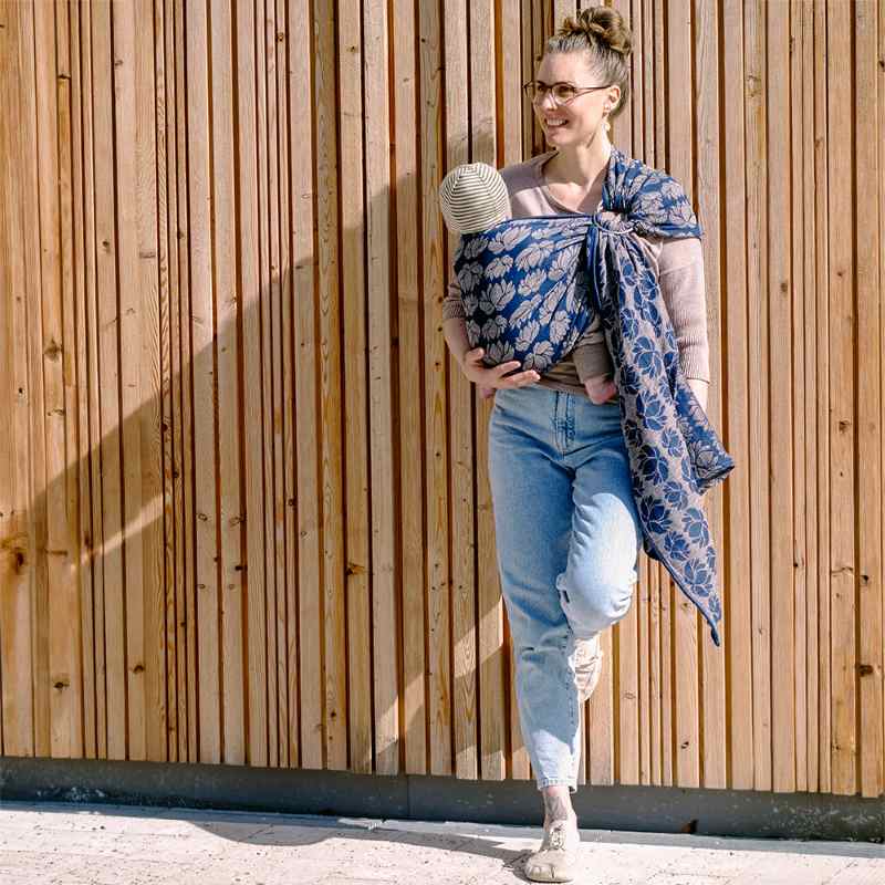 新生児から3歳以上にも使えるスリング｜ディディモス ヘンプ混 シルク