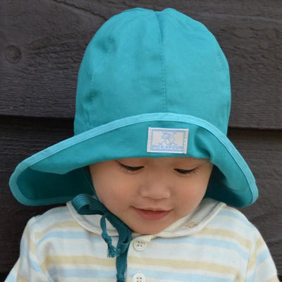 エメラルドの紫外線防止用の幼児帽子