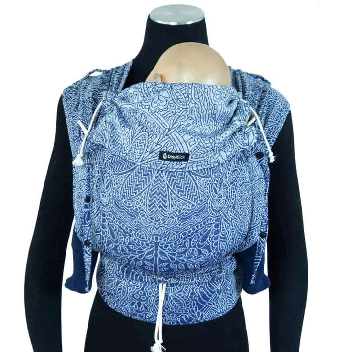 DIDYMOS ディディモス　抱っこひも 青色 幾何学模様　説明書付き DIDYMOS ディディモス抱っこひも 青色 幾何学模様説明書付き
