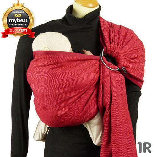 DIDYMOS サイズ6 ヘリンボーン柄 レッド