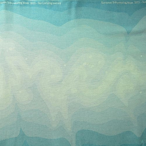 DIDYMOS コットンスリング 青緑グラデーション